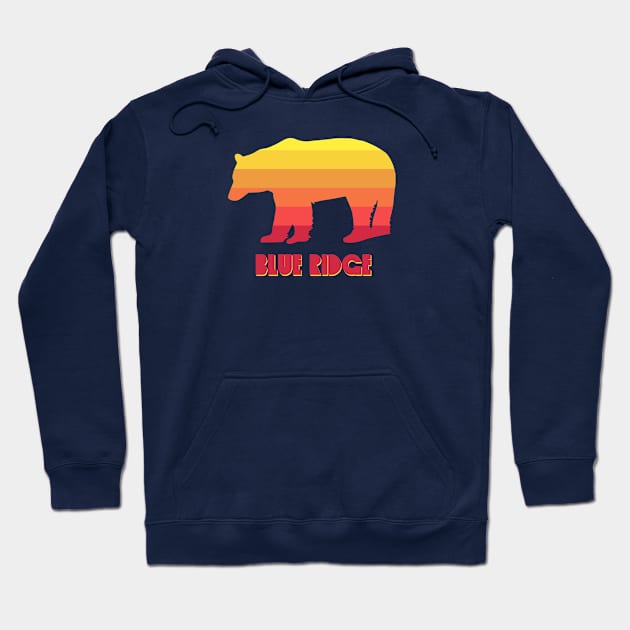 Blue Ridge Bear Hoodie by esskay1000